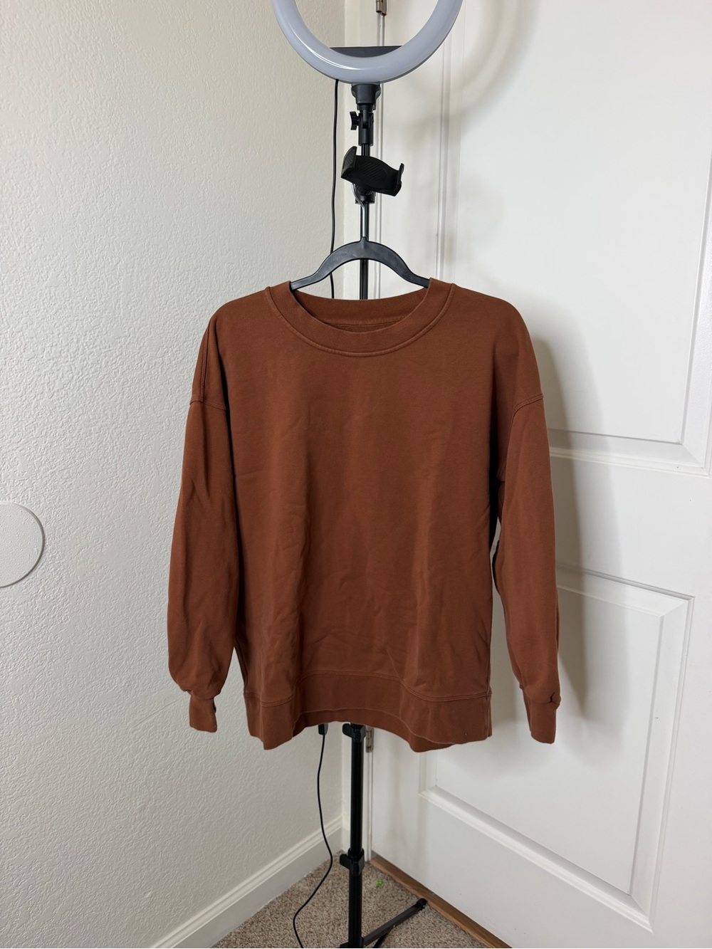 lululemon athletica Women's V-Neck Sweater in Brown